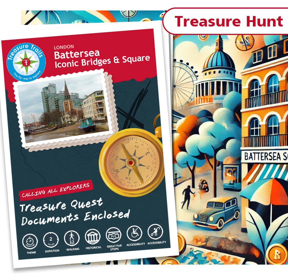 Treasure Hunt in Battersea - Solve Clues & Explore