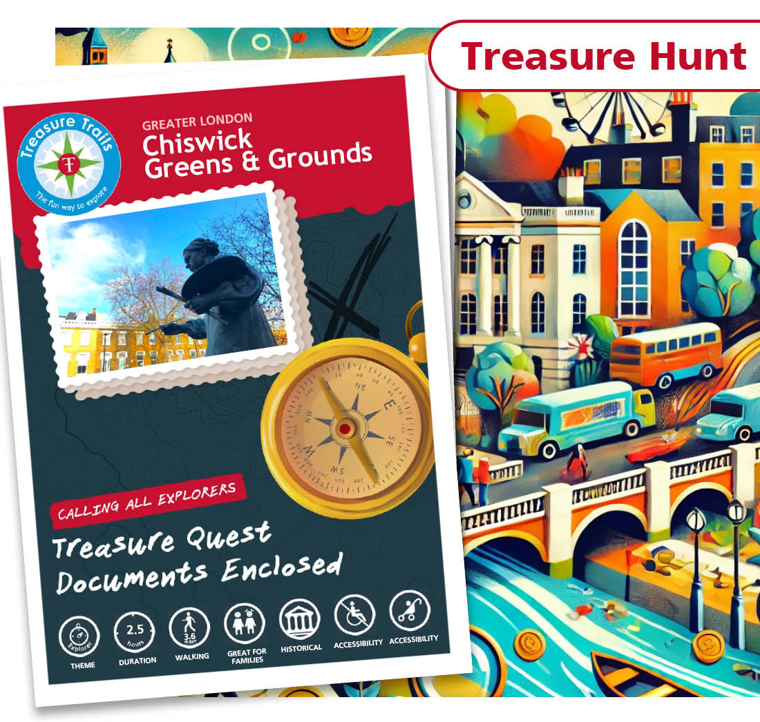 Treasure Hunt in Chiswick - Solve Clues & Explore