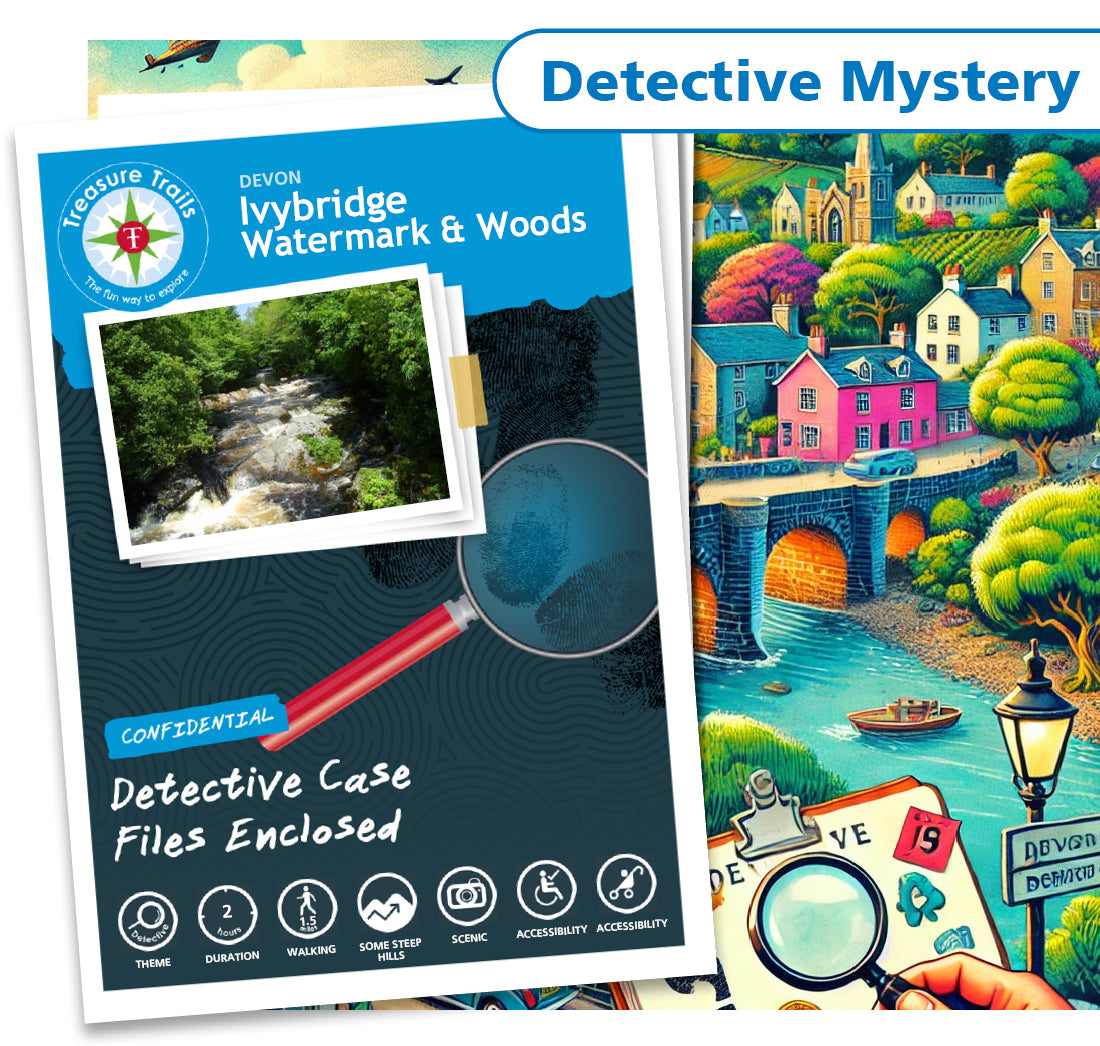 Treasure Hunt in Ivybridge - Solve Clues & Explore