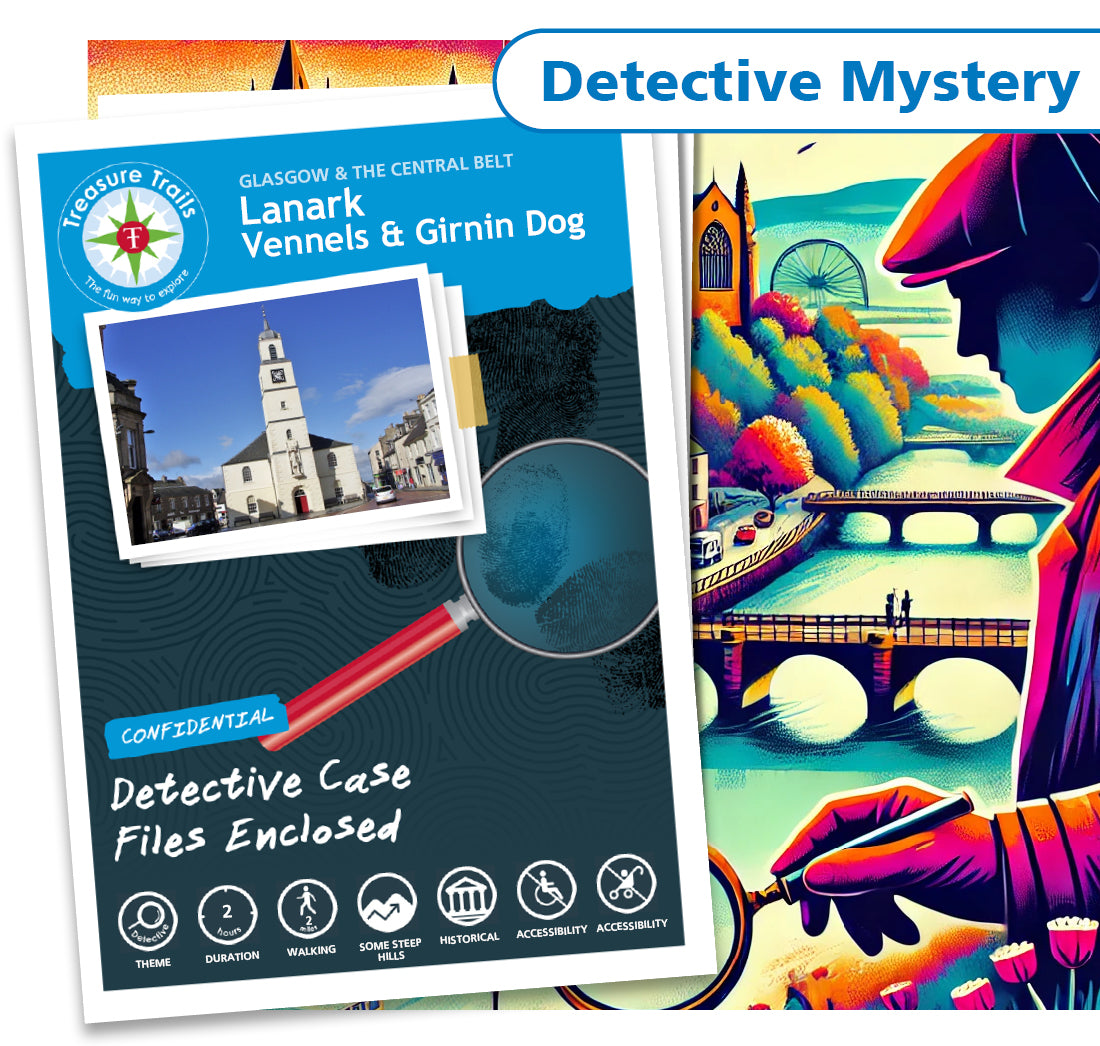 Treasure Hunt in Lanark - Solve Clues & Explore