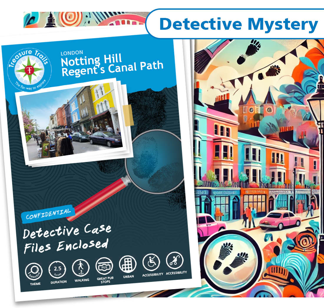 Treasure Hunt in Notting Hill - Solve Clues & Explore