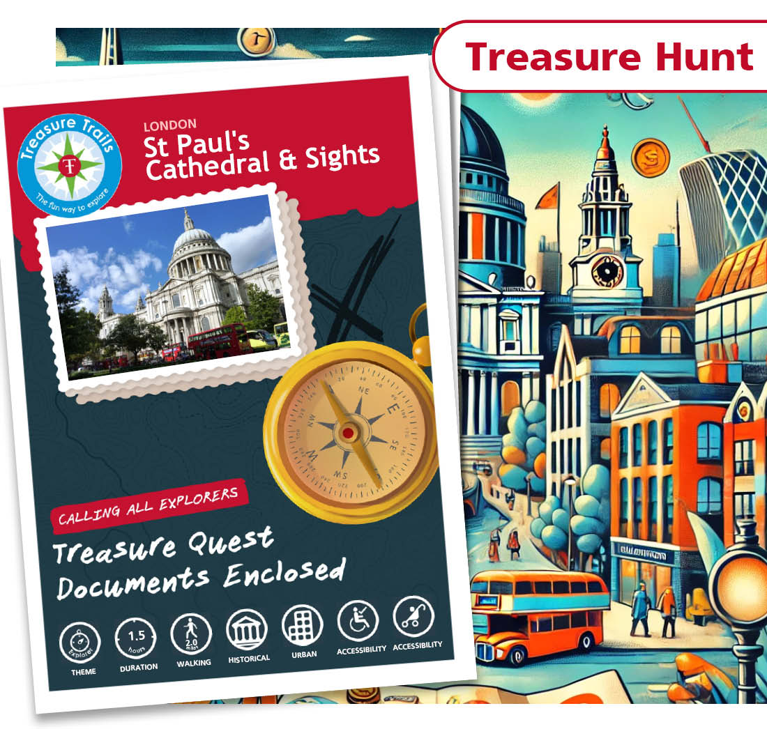 Treasure Hunt in St Pauls - Solve Clues & Explore