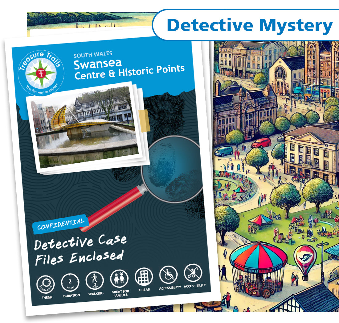 Swansea - Centre & Historic Points - Treasure Hunt