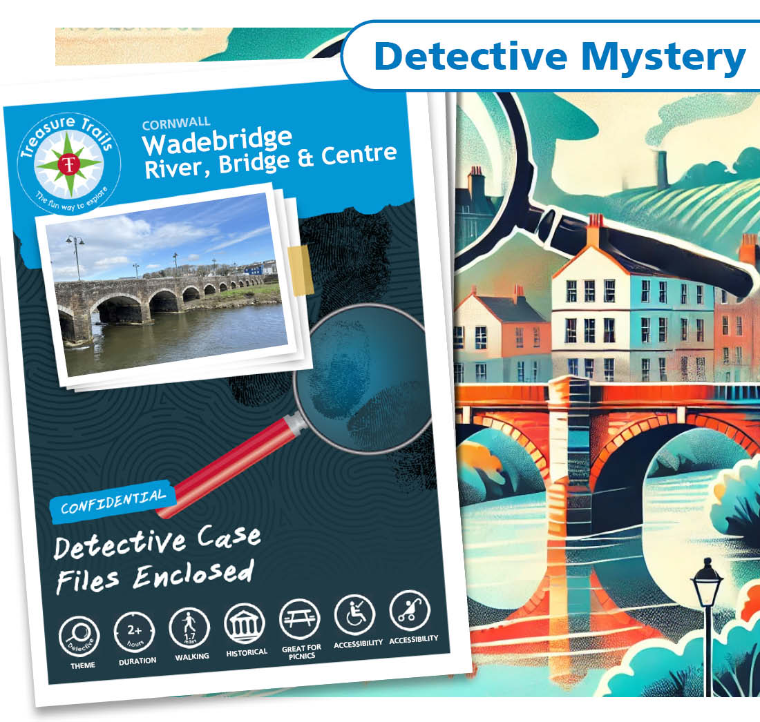Treasure Hunt in Wadebridge - Solve Clues & Explore