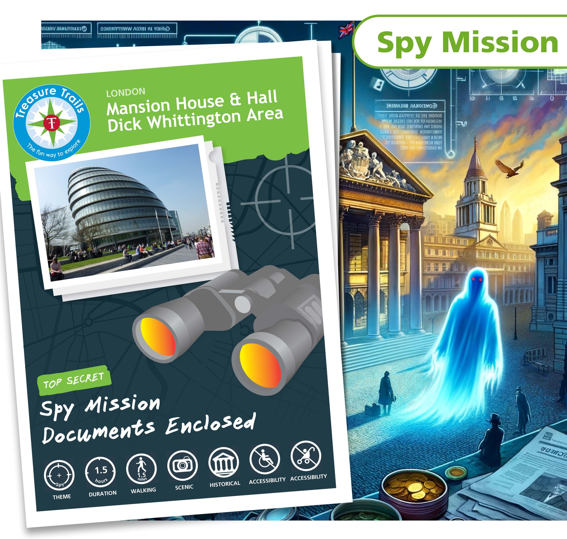 Treasure Hunt in Tower Bridge - Solve Clues & Explore