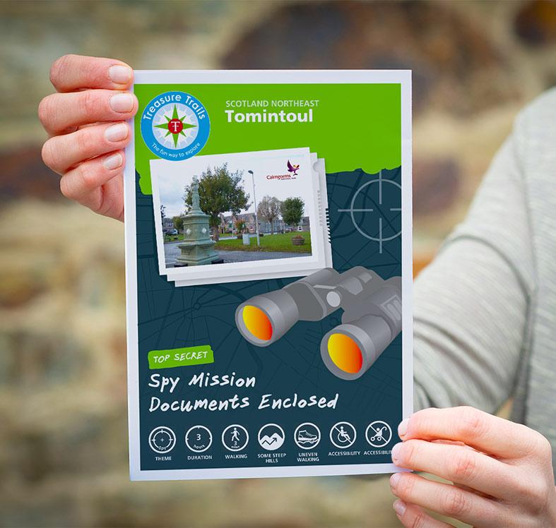 Fun Treasure Hunt in Tomintoul for Families & Friends