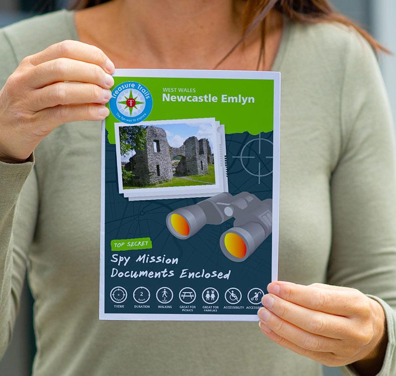 Interactive Treasure Hunt in Newcastle Emlyn - Solve Clues