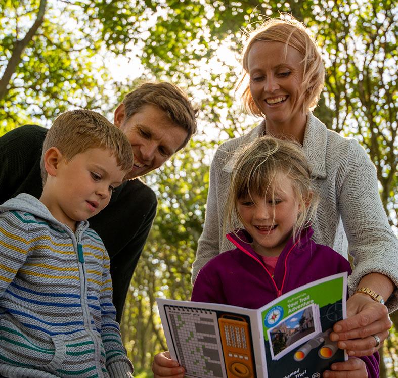 Explore View from Carn Brea's Landmarks on a Treasure Hunt