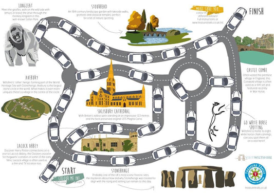 The Visit Wiltshire Car Treasure Trail Game