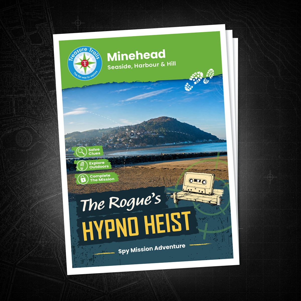 Minehead - Seaside, Harbour & Hill Treasure Trail - front cover