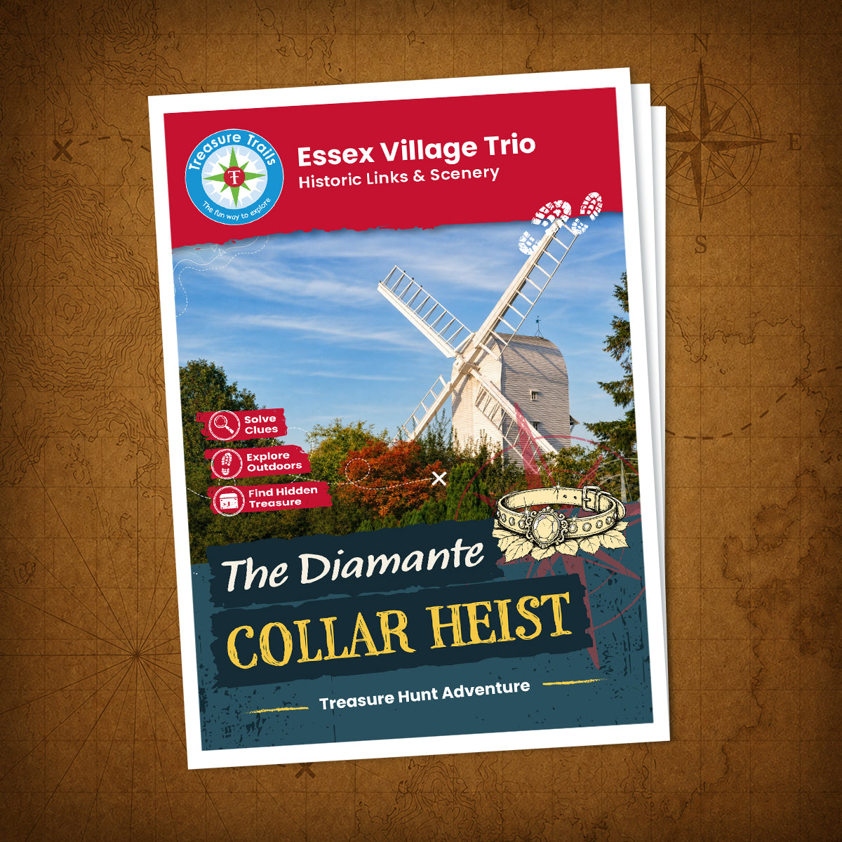 Essex Village Trio - Historic Links & Scenery Treasure Trail - front cover