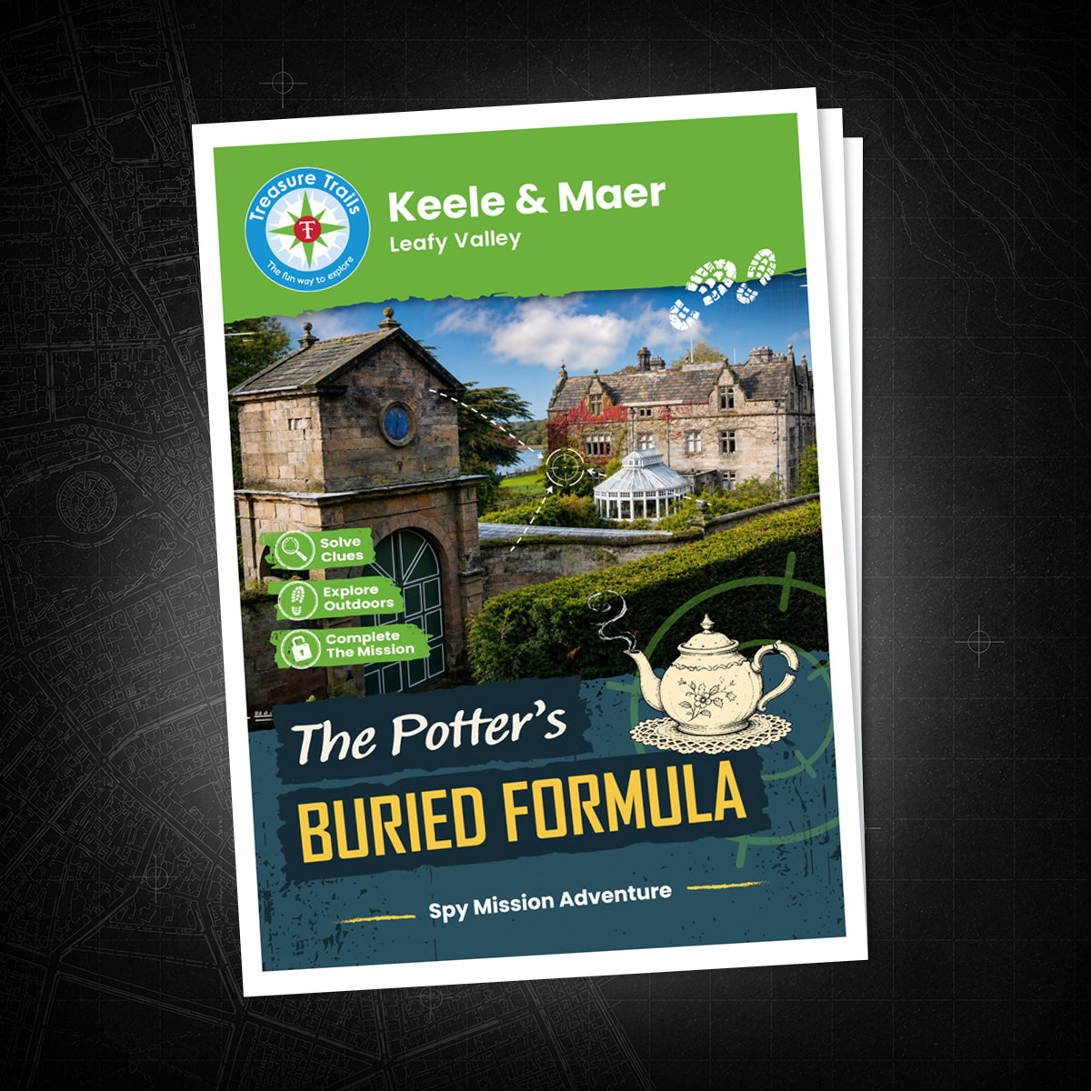 Keele & Maer - Leafy Valley Treasure Trail - front cover