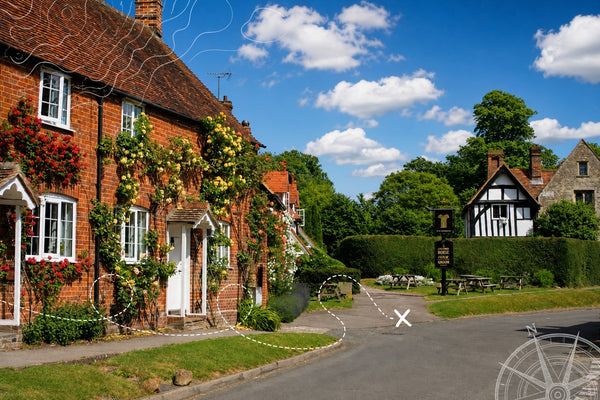 East Hendred - House & High Street
