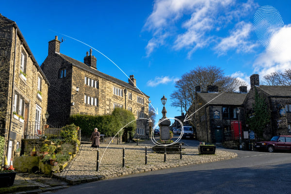 Dobcross - Viaduct, Village & Canal