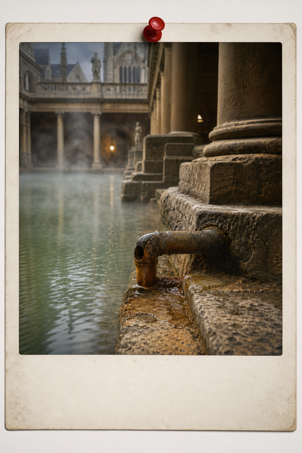 Bath - Crescent, Weir & Baths