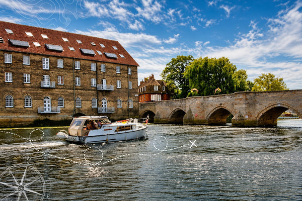 Huntingdon - Cromwell House & Town