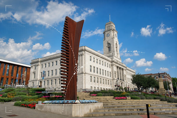 Barnsley - Town Hall & Old Alleys