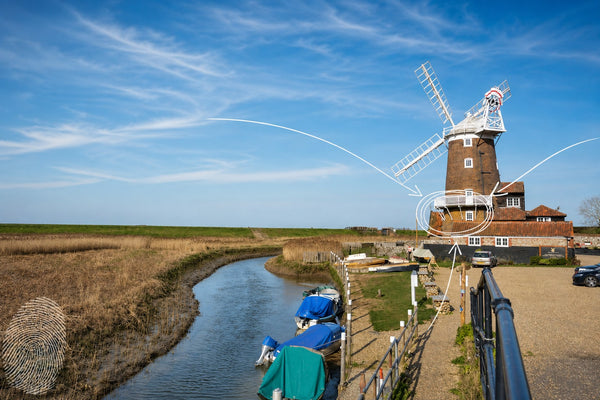 Cley-next-the-Sea - Village, Mill & Church