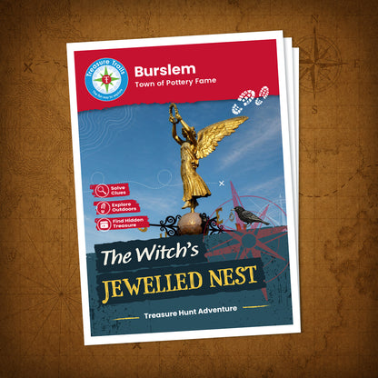 Burslem - Town of Pottery Fame Treasure Trail - front cover