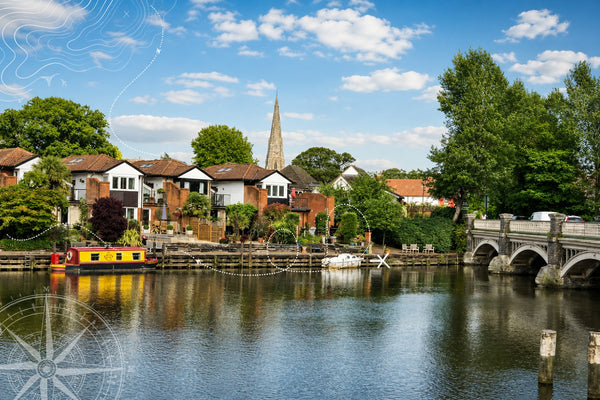 Weybridge - Rivers, Woods & Town