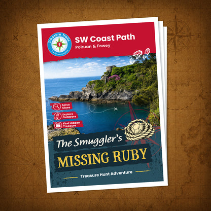 SW Coast Path - Polruan & Fowey Treasure Trail - front cover
