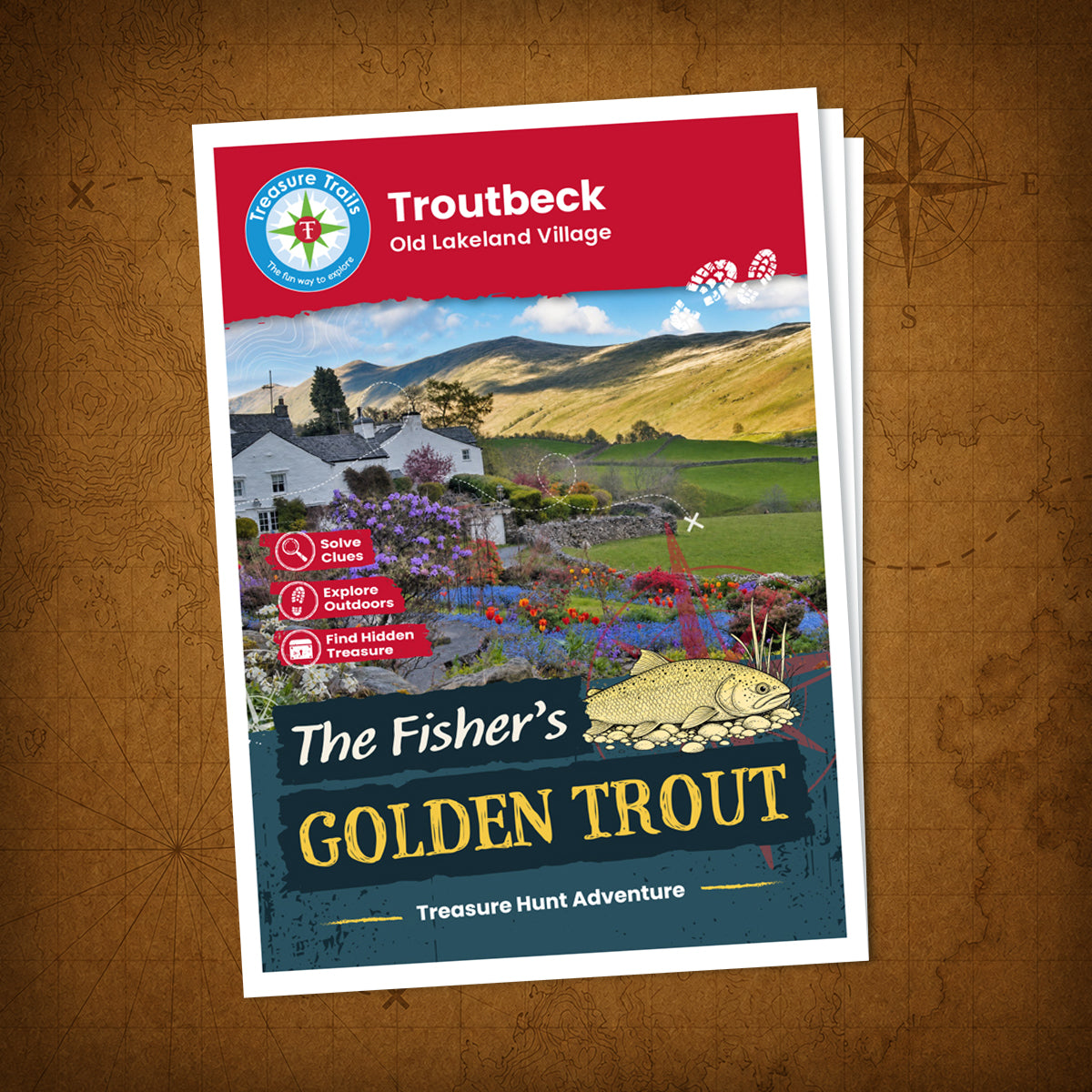 Troutbeck - Old Lakeland Village Treasure Trail - front cover