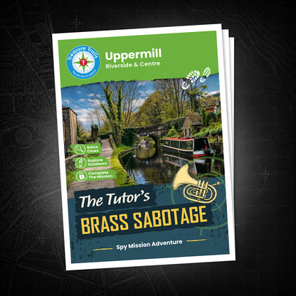 Uppermill - Riverside & Centre Treasure Trail - front cover