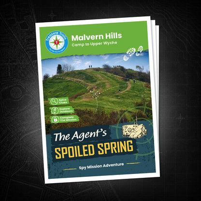 Malvern Hills - Camp to Upper Wyche Treasure Trail - front cover