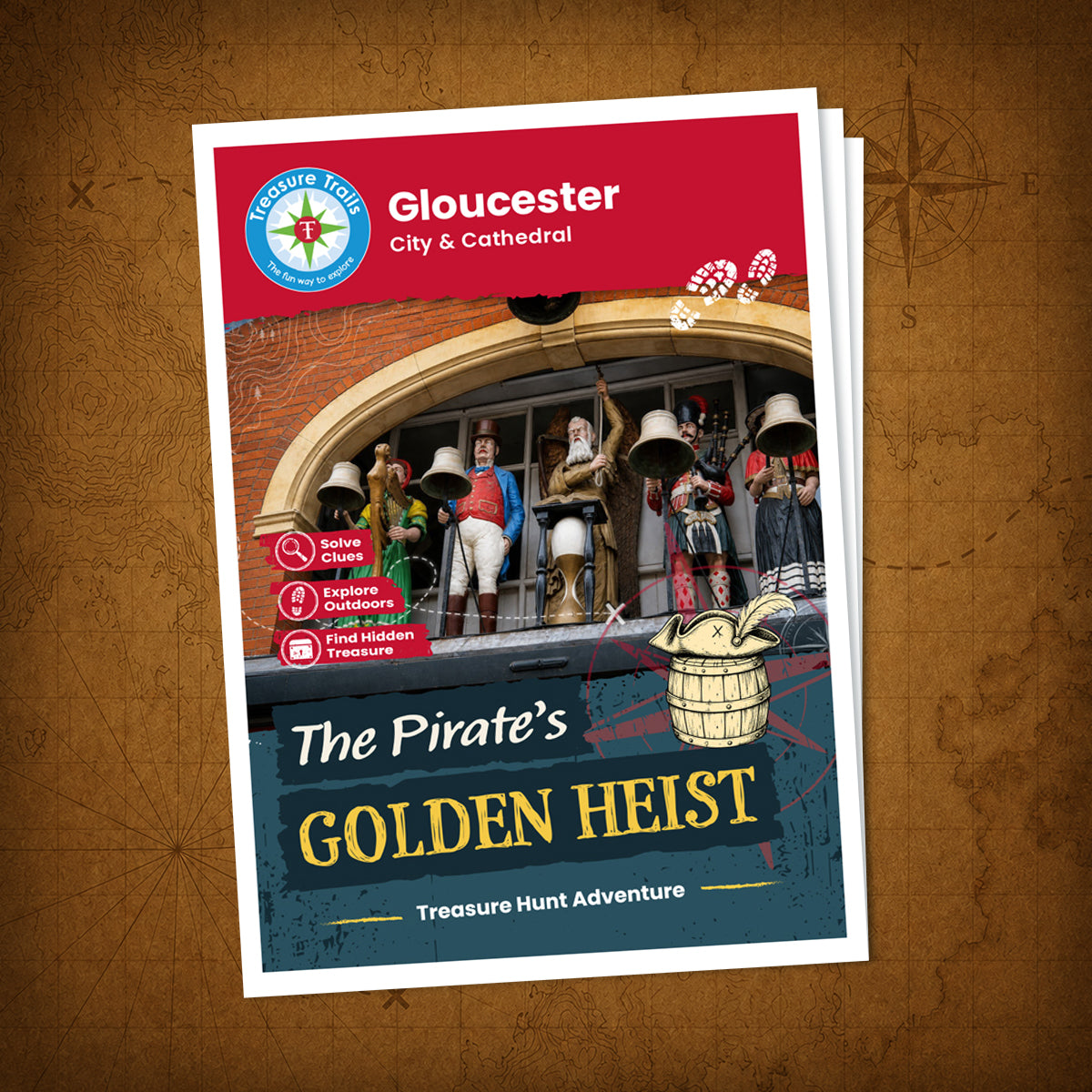 Gloucester - City & Cathedral Treasure Trail - front cover