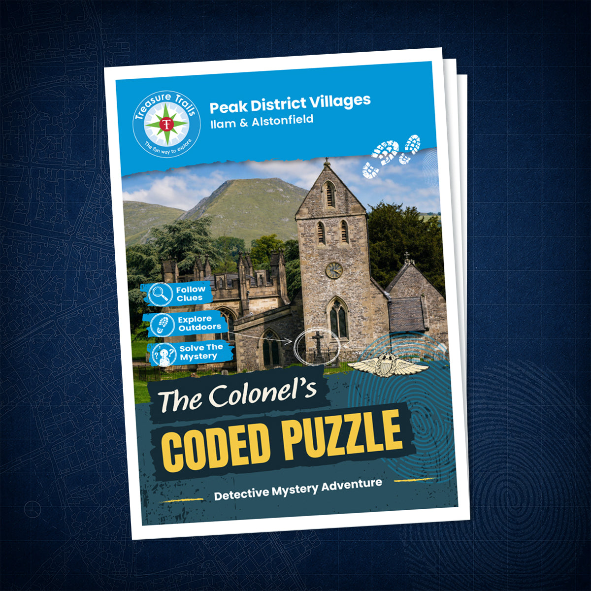 Peak District Villages - Ilam & Alstonfield Treasure Trail - front cover