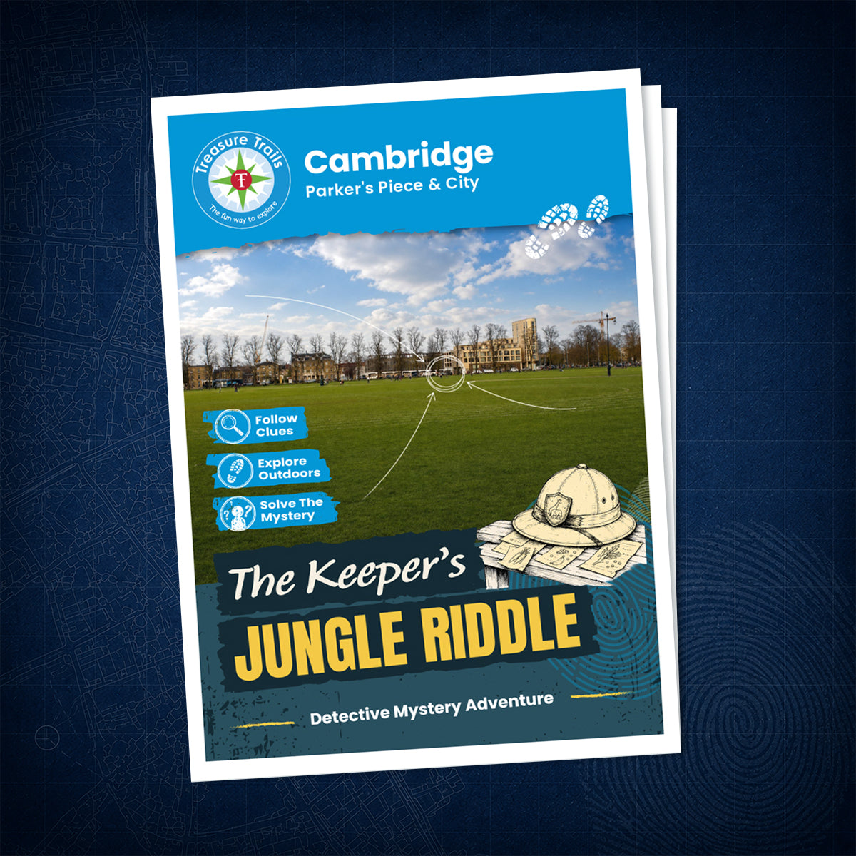 Cambridge - Parker's Piece & City Treasure Trail - front cover