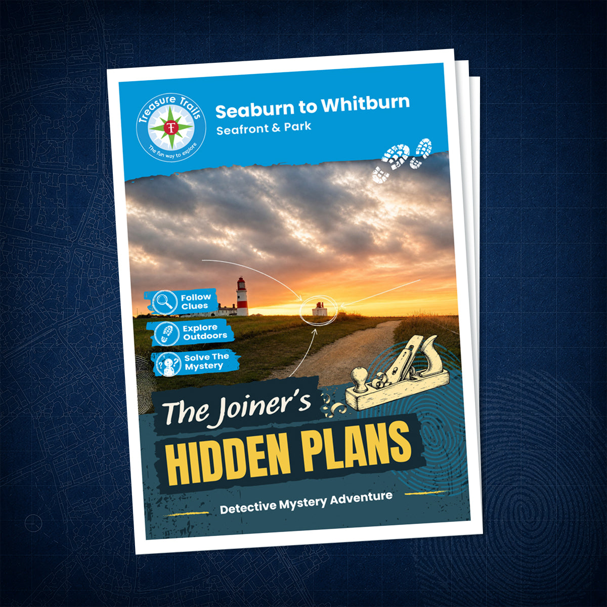 Seaburn to Whitburn - Seafront & Park Treasure Trail - front cover