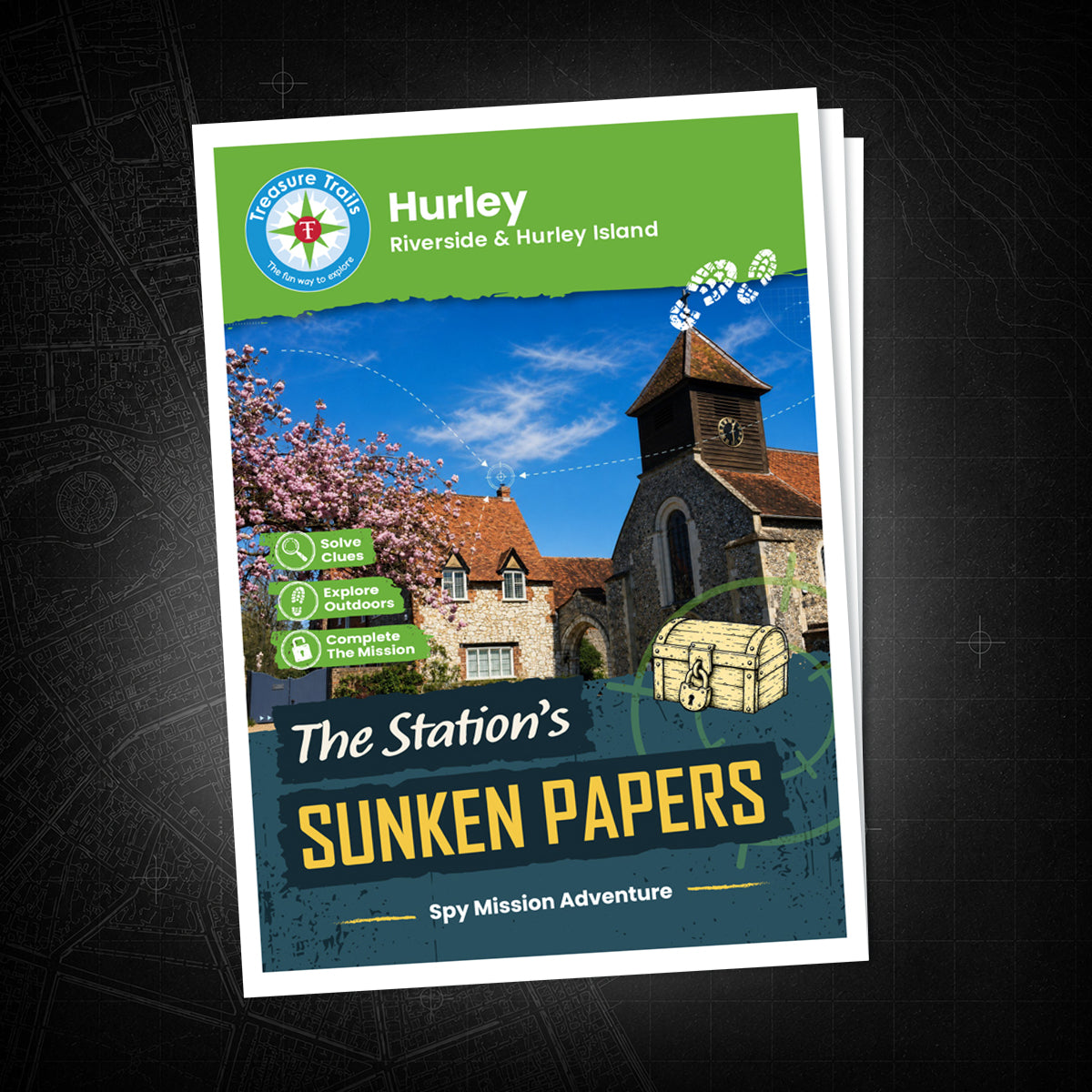 Hurley - Riverside & Hurley Island Treasure Trail - front cover