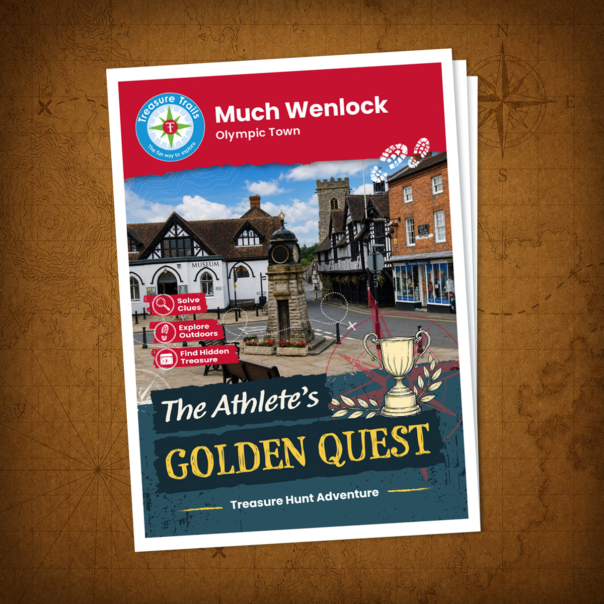 Much Wenlock - Olympic Town Treasure Trail - front cover