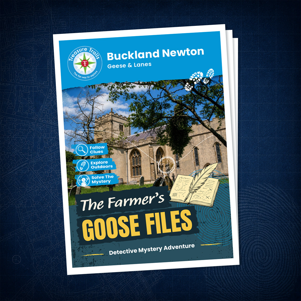 Buckland Newton - Geese & Lanes Treasure Trail - front cover