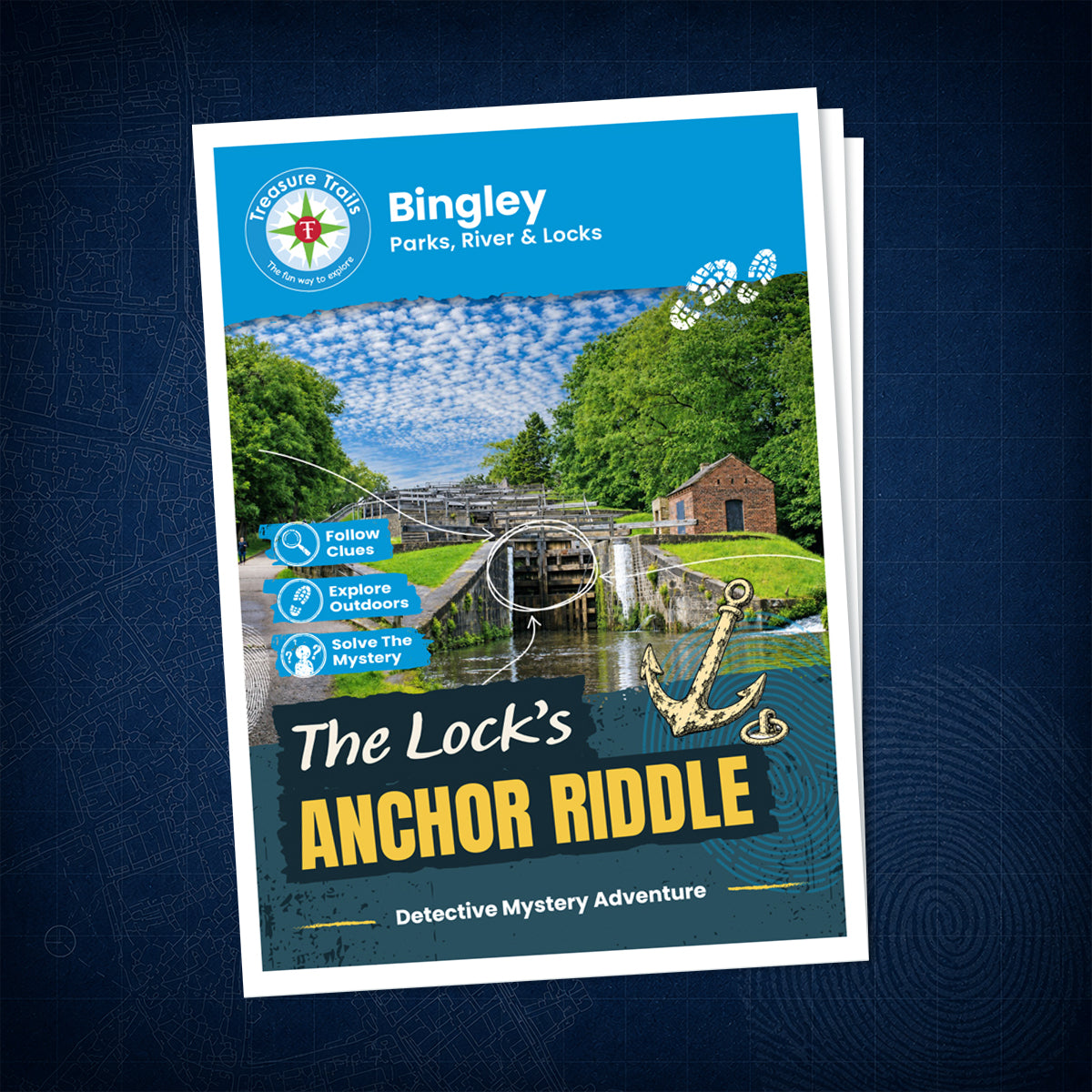 Bingley - Parks, River & Locks Treasure Trail - front cover