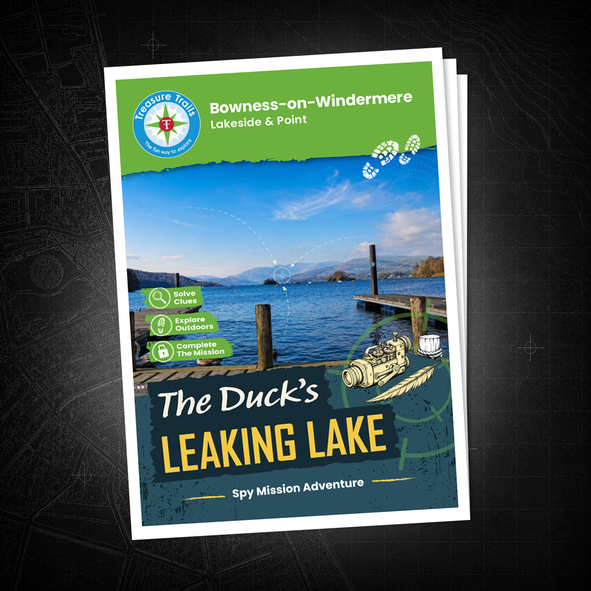 Bowness-on-Windermere - Lakeside & Point Treasure Trail - front cover