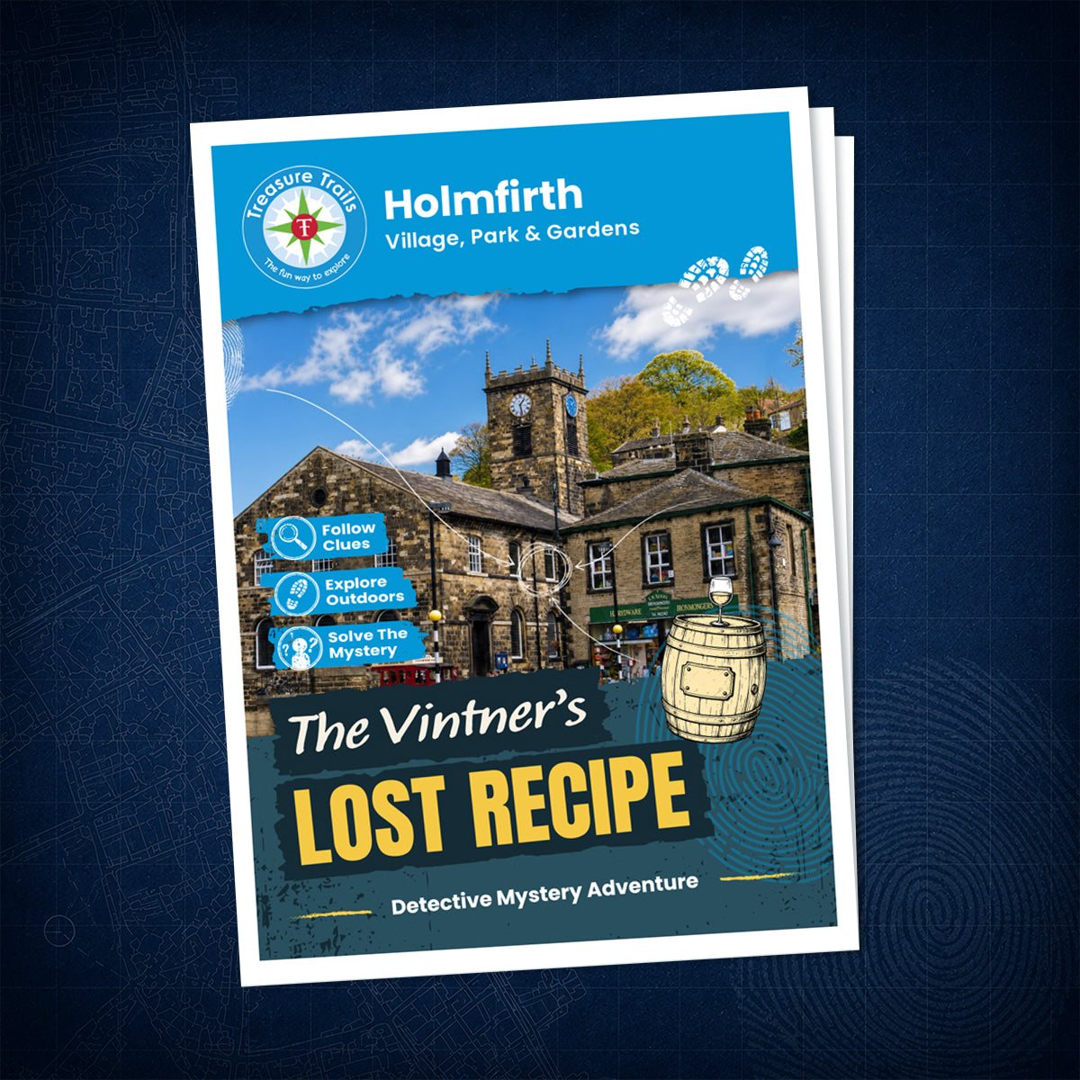 Holmfirth - Village, Park & Gardens Treasure Trail - front cover