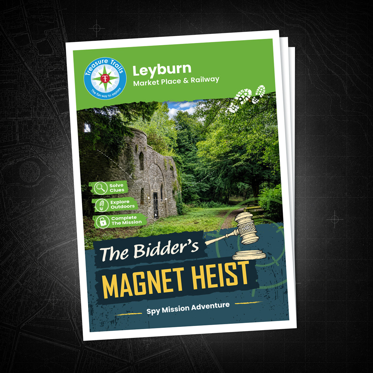 Leyburn - Market Place & Railway Treasure Trail - front cover