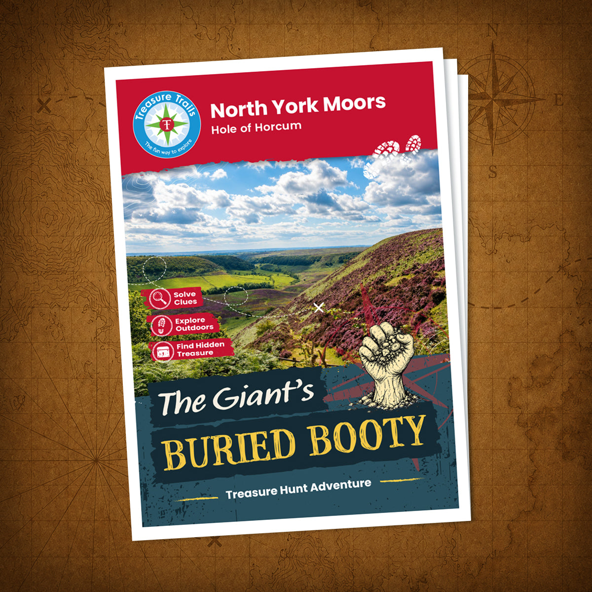 North York Moors - Hole of Horcum Treasure Trail - front cover