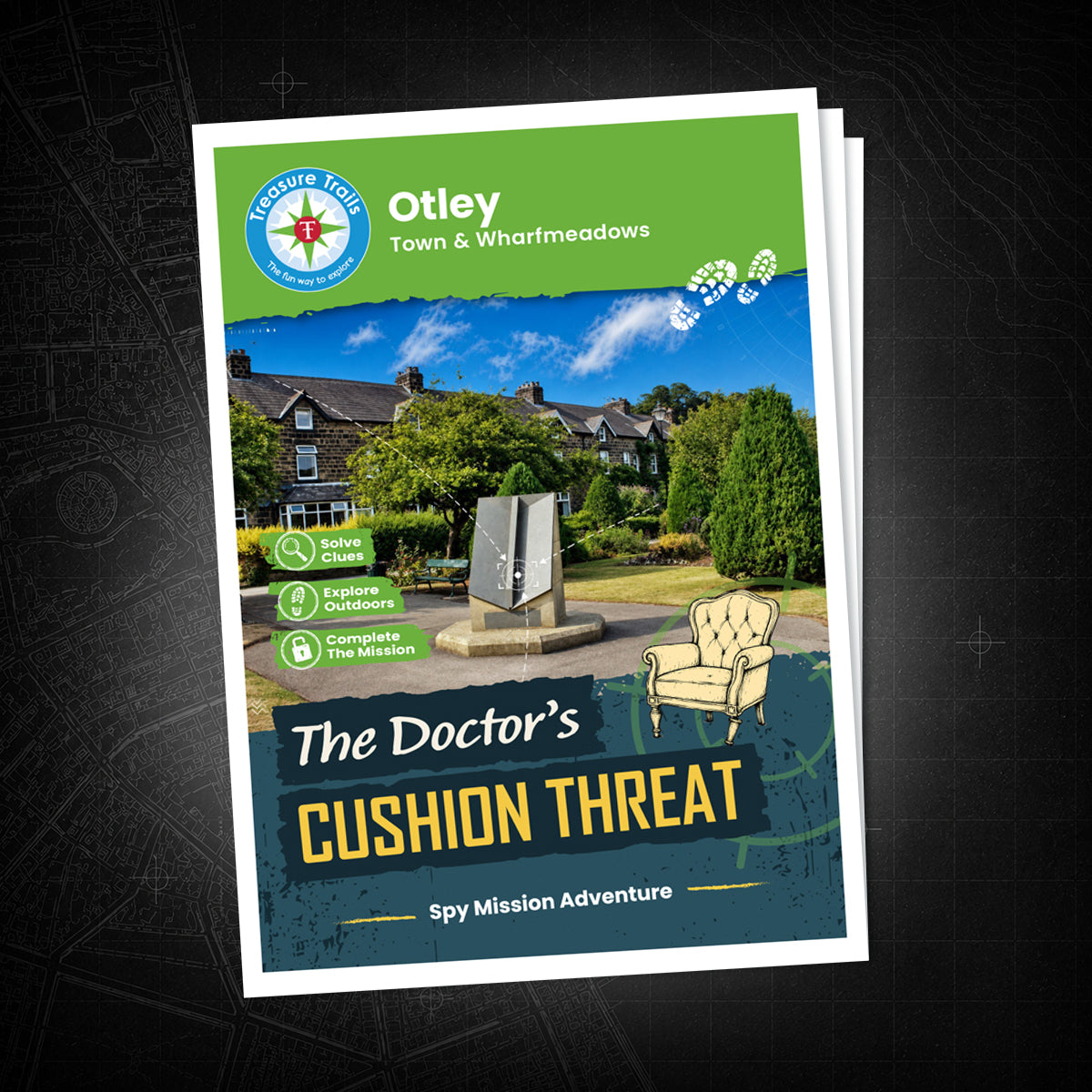 Otley - Town & Wharfmeadows Treasure Trail - front cover