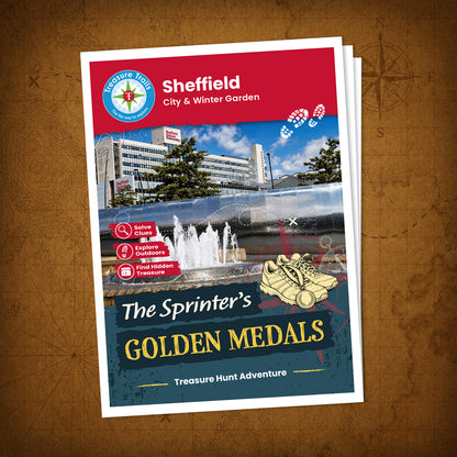 Sheffield - City & Winter Garden Treasure Trail - front cover