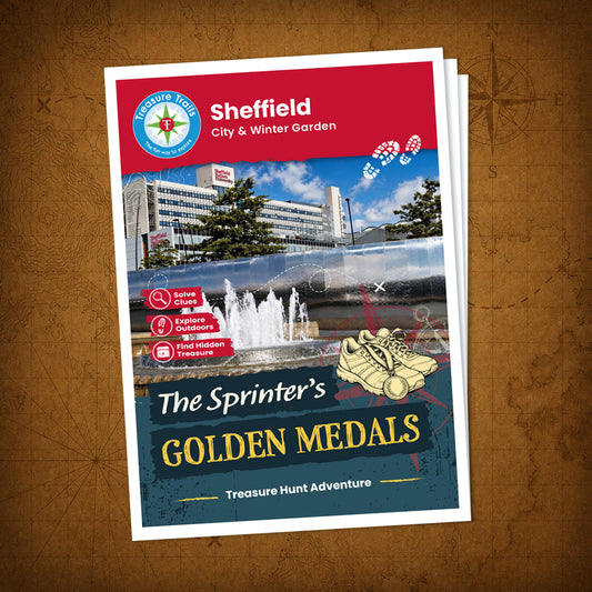 Sheffield - City & Winter Garden Treasure Trail - front cover