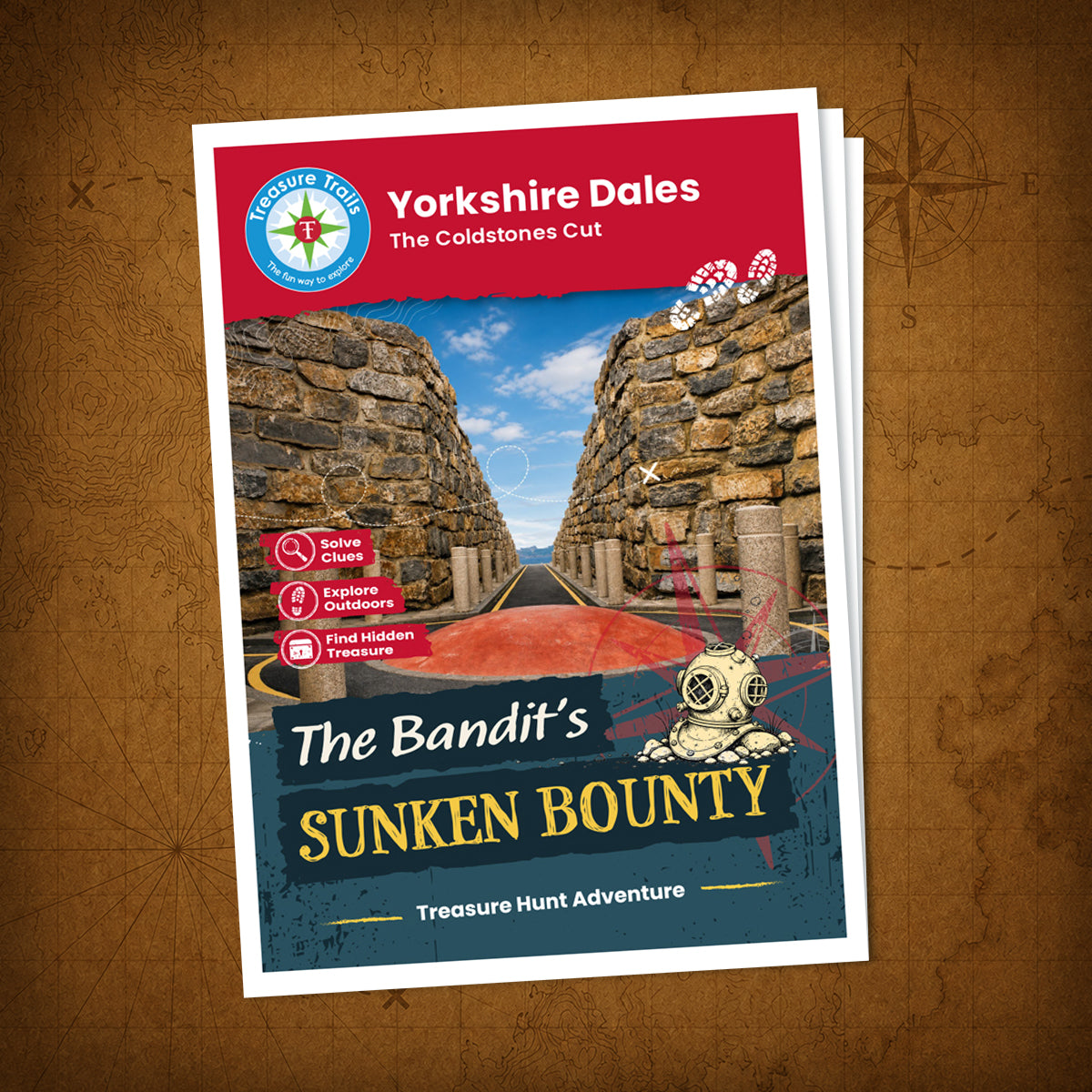 Yorkshire Dales - The Coldstone Cut Treasure Trail - front cover
