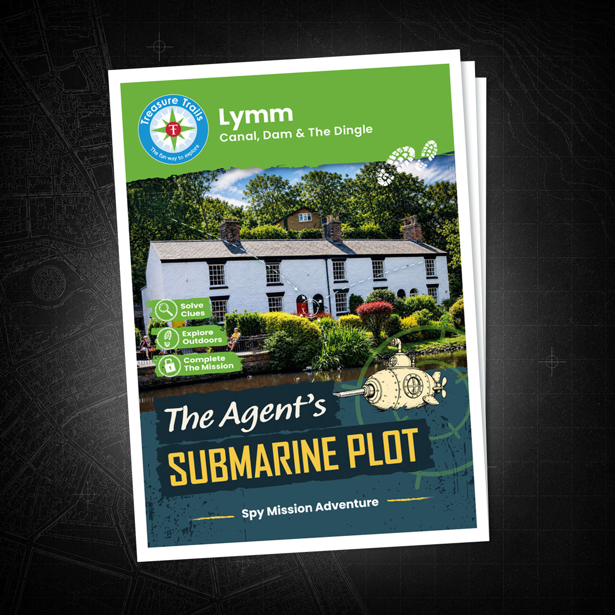 Lymm - Canal, Dam & The Dingle Treasure Trail - front cover