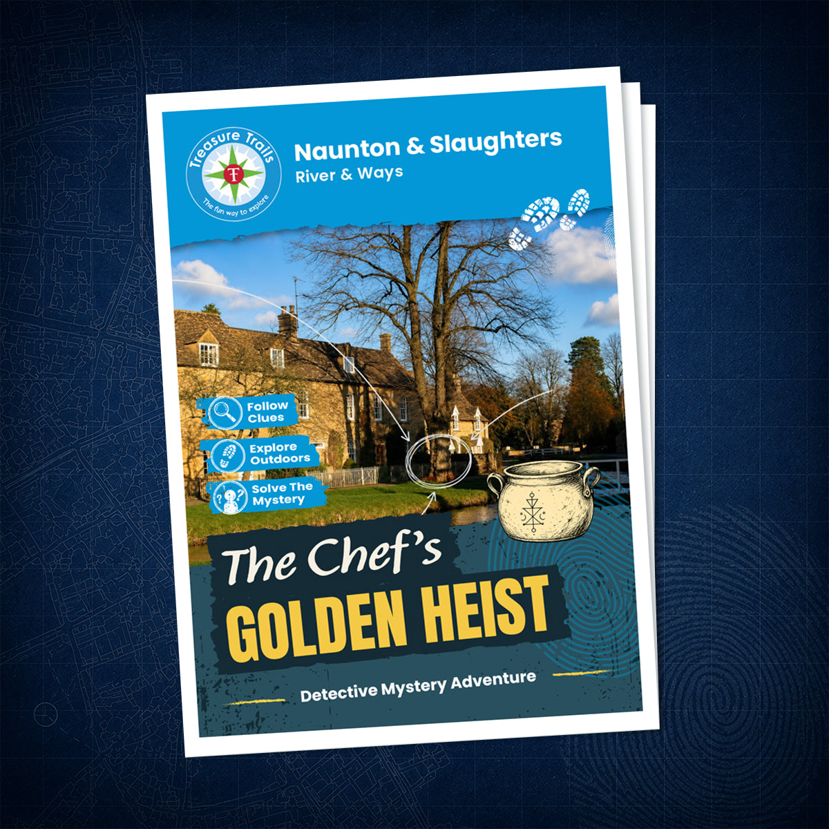 Naunton & Slaughters - River & Ways Treasure Trail - front cover