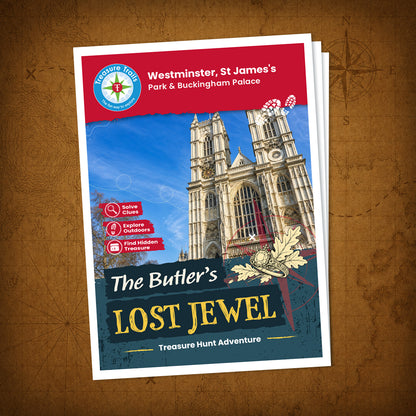 Westminster, St James's Park & Buckingham Palace Treasure Trail - front cover