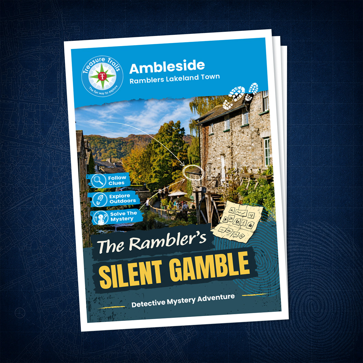 Ambleside - Ramblers Lakeland Town Treasure Trail - front cover