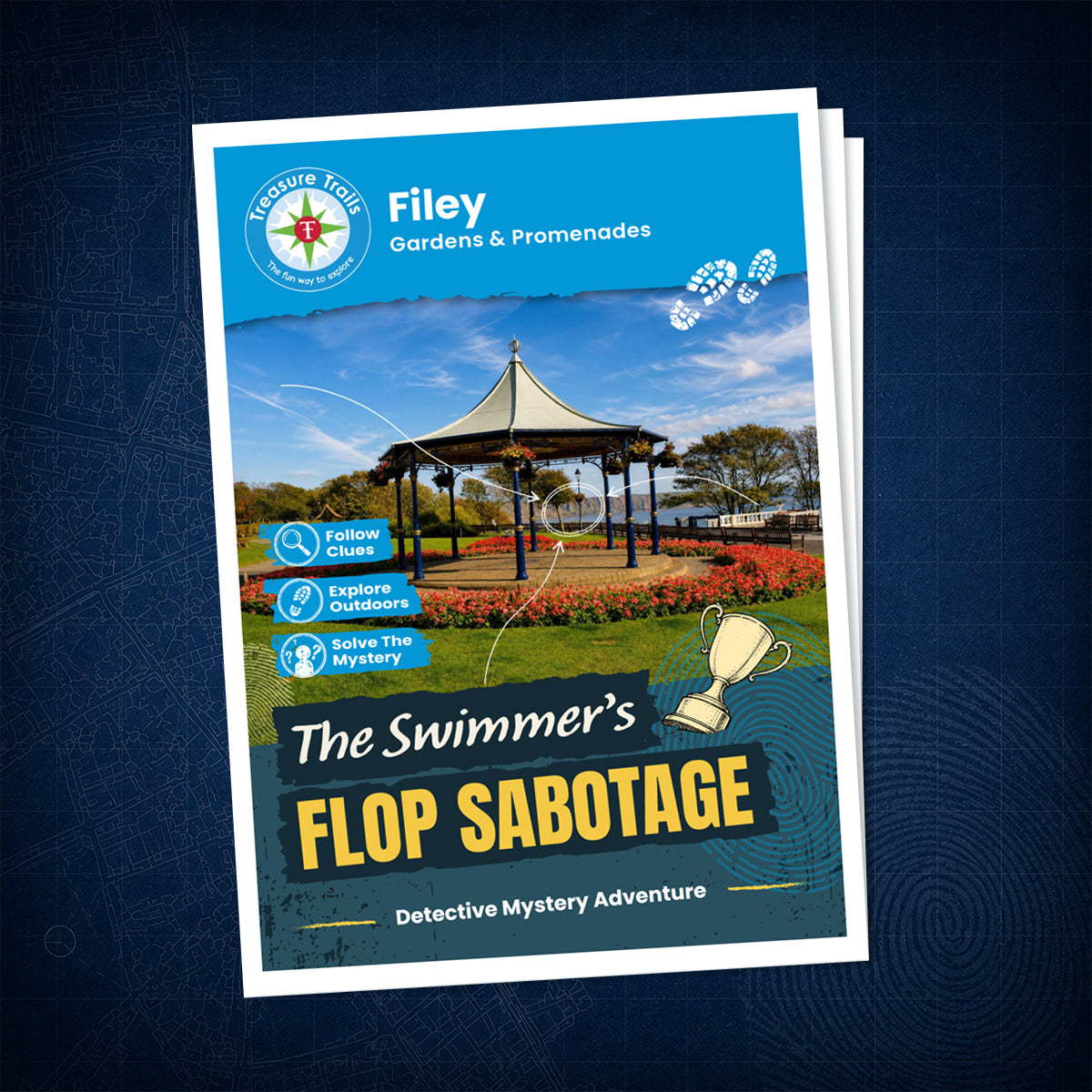 Filey - Gardens & Promenades Treasure Trail - front cover