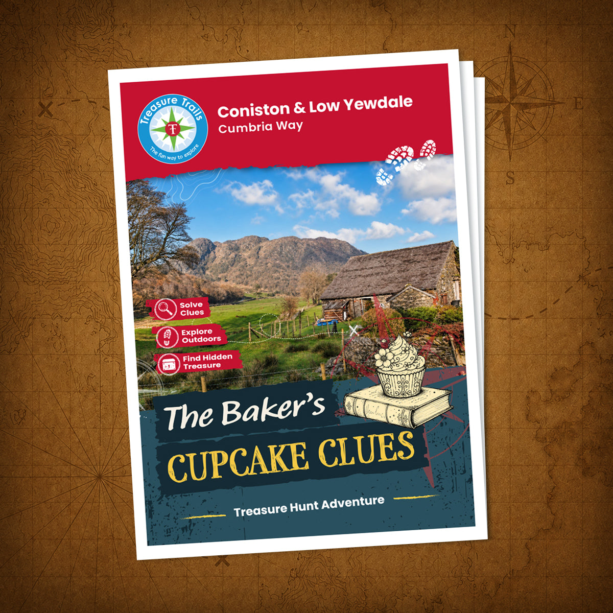 Coniston & Low Yewdale - Cumbria Way Treasure Trail - front cover